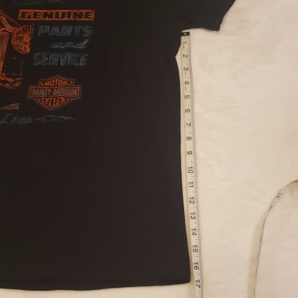 Harley-Davidson short sleeve Mens Lg.cotton shirt - Picture 8 of 8